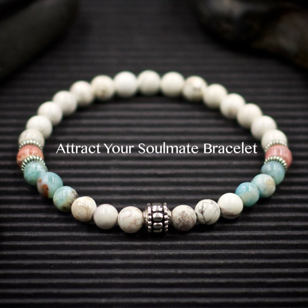 Attract Your Soulmate Intention Bracelet | Beaded Bracelet | Handmade to Order